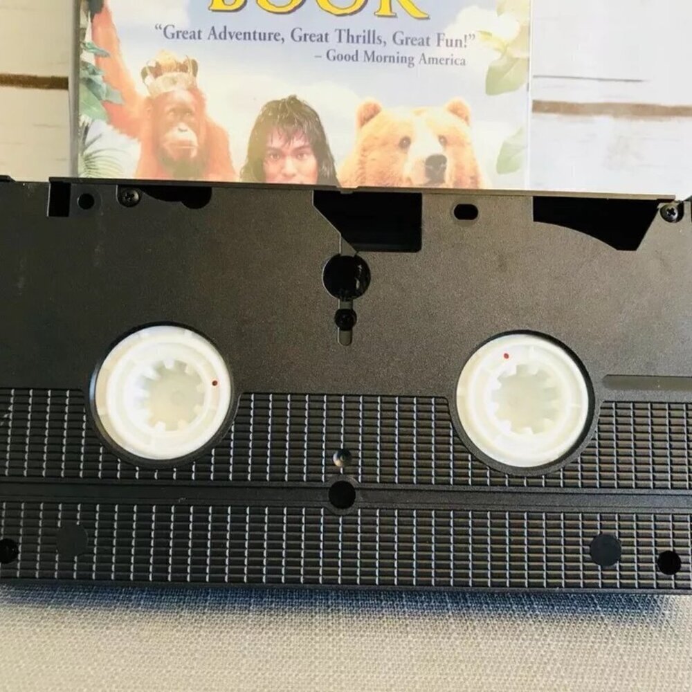 THE JUNGLE BOOK Disney's VHS Home Video Tape in Clamshell Case - Picture 6 of 6
